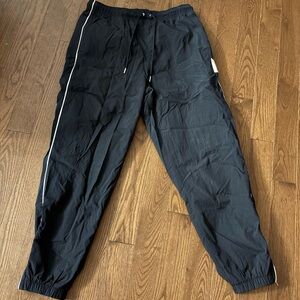Jordan Black Jogger Pants with Red Jumpman Tag